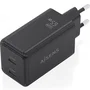Aisens Cargador GaN 65W con 2x USB-C Negro